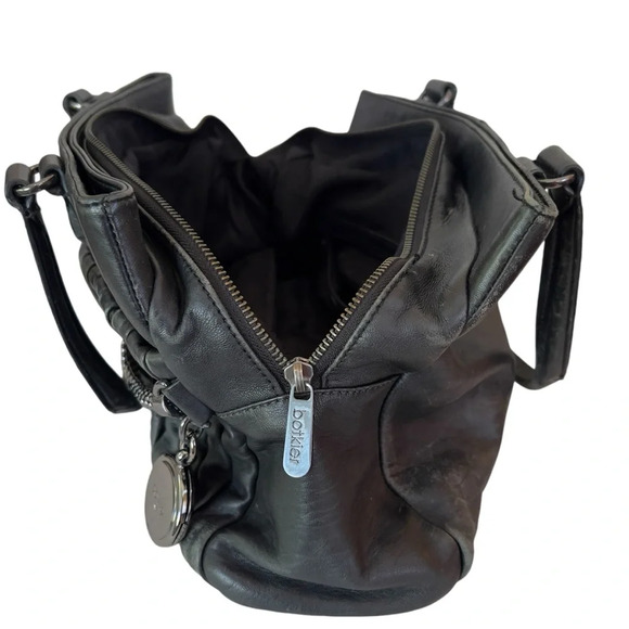 Botkier Designer Pleated Leather Satchel - Picture 10 of 10